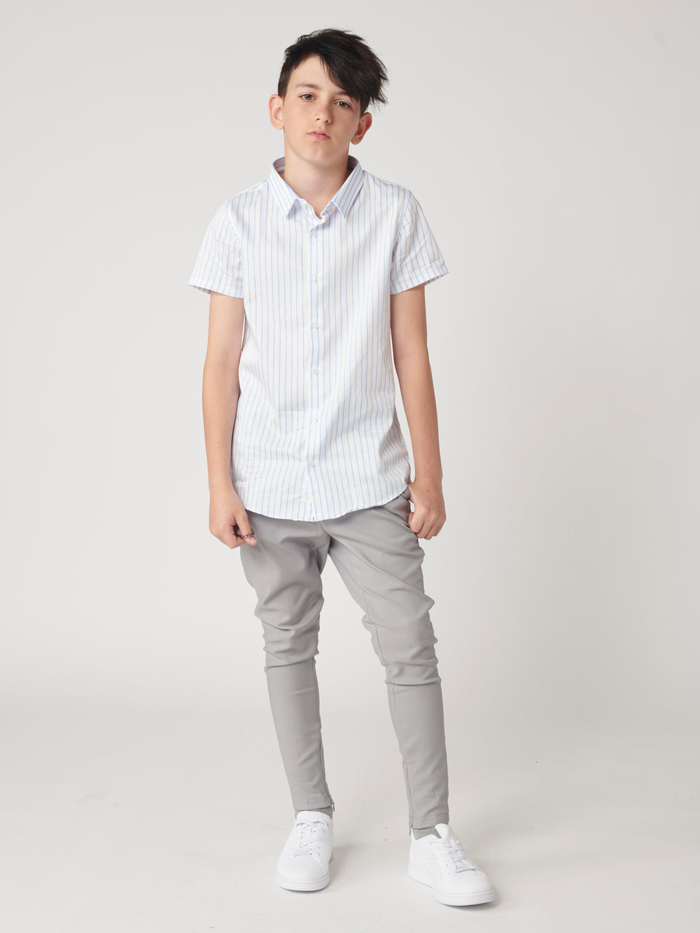 SHIRT Blue-White Stripe / 14