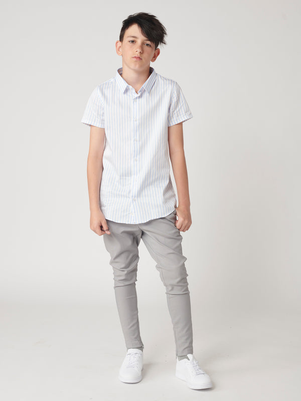 SHIRT Blue-White Stripe / 14