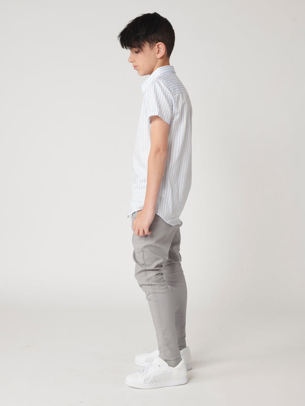 SHIRT Blue-White Stripe / 14