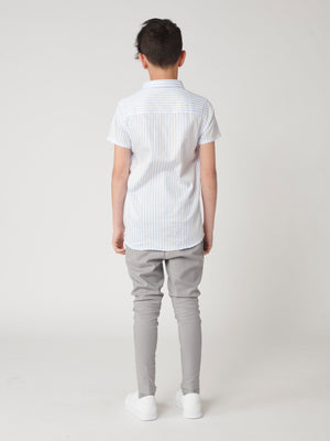 SHIRT Blue-White Stripe / 14