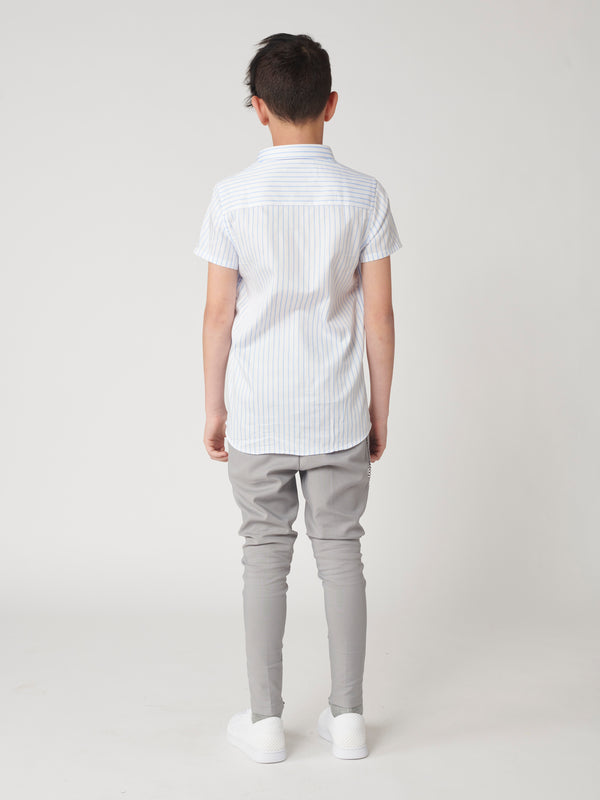 SHIRT Blue-White Stripe / 14