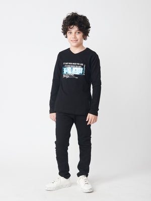 T-SHIRT Black / 14