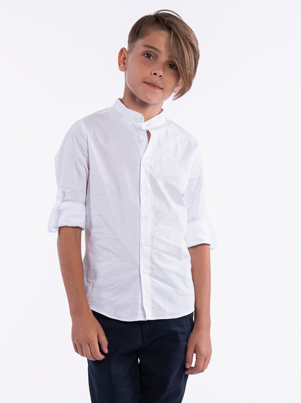 FASHION BUTTONNED SHIRTS White / 14