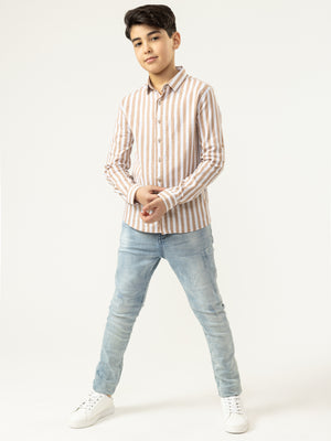 FASHION BUTTONNED SHIRTS Camel / 5