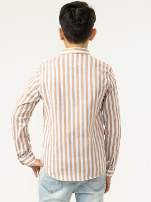 FASHION BUTTONNED SHIRTS Camel / 5