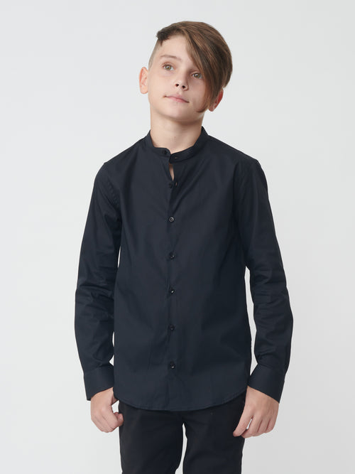PREMIUM WOVEN SHIRTS Black / 14