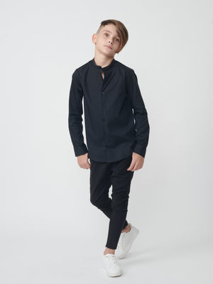 PREMIUM WOVEN SHIRTS Black / 14