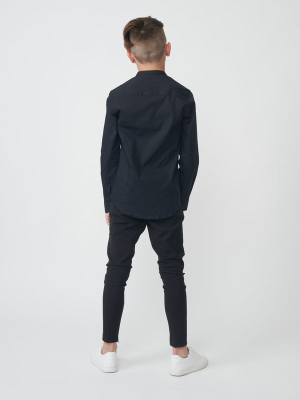 PREMIUM WOVEN SHIRTS Black / 14