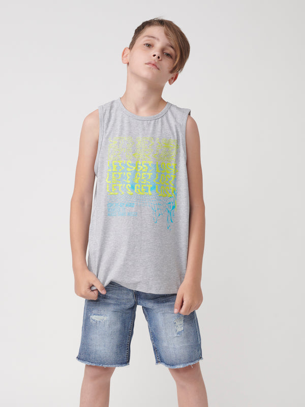 TANK TOP Grey Melange / 14