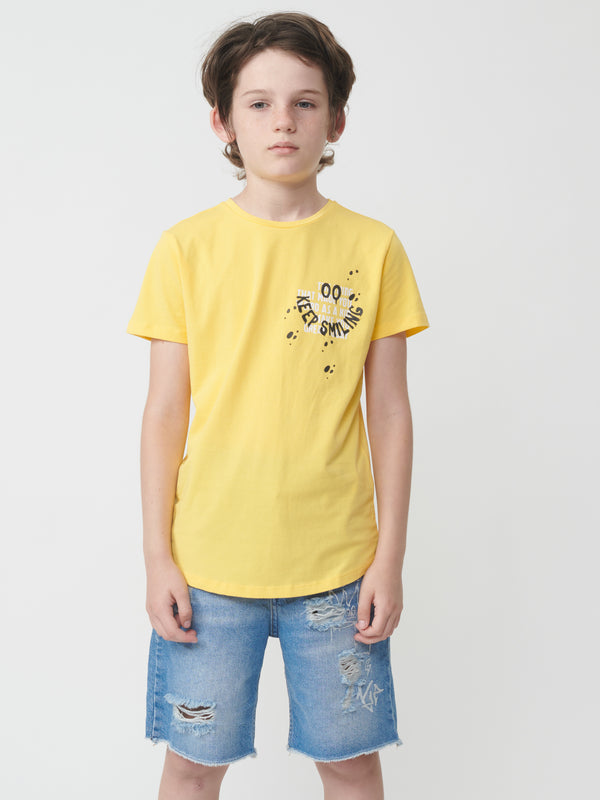 T SHIRTS Yellow / 14