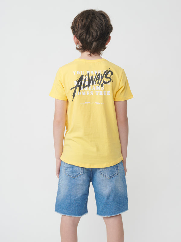 T SHIRTS Yellow / 14