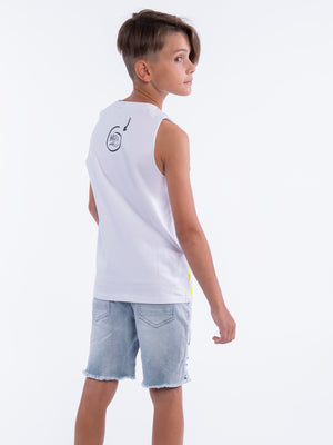 JEANS BERMUDA Light Blue / 14