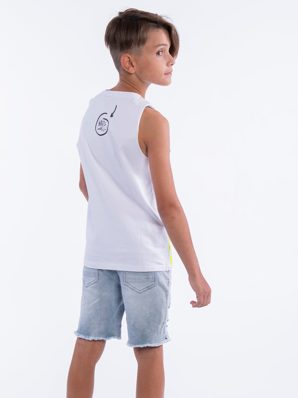 JEANS BERMUDA Light Blue / 14