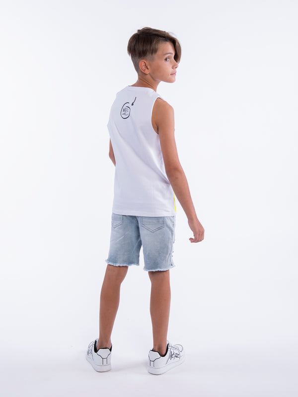 JEANS BERMUDA Light Blue / 14