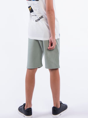 KNITTED BERMUDA Green / 14
