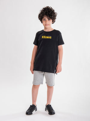 KNITTED BERMUDA Grey Melange / 14