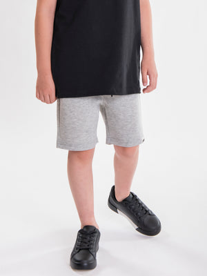 KNITTED BERMUDA Grey Melange / 14