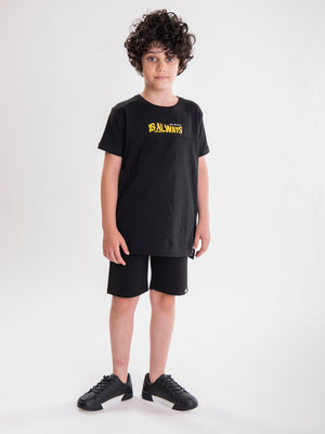 KNITTED BERMUDA Black / 14