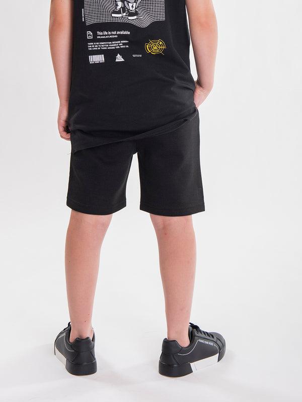 KNITTED BERMUDA Black / 14