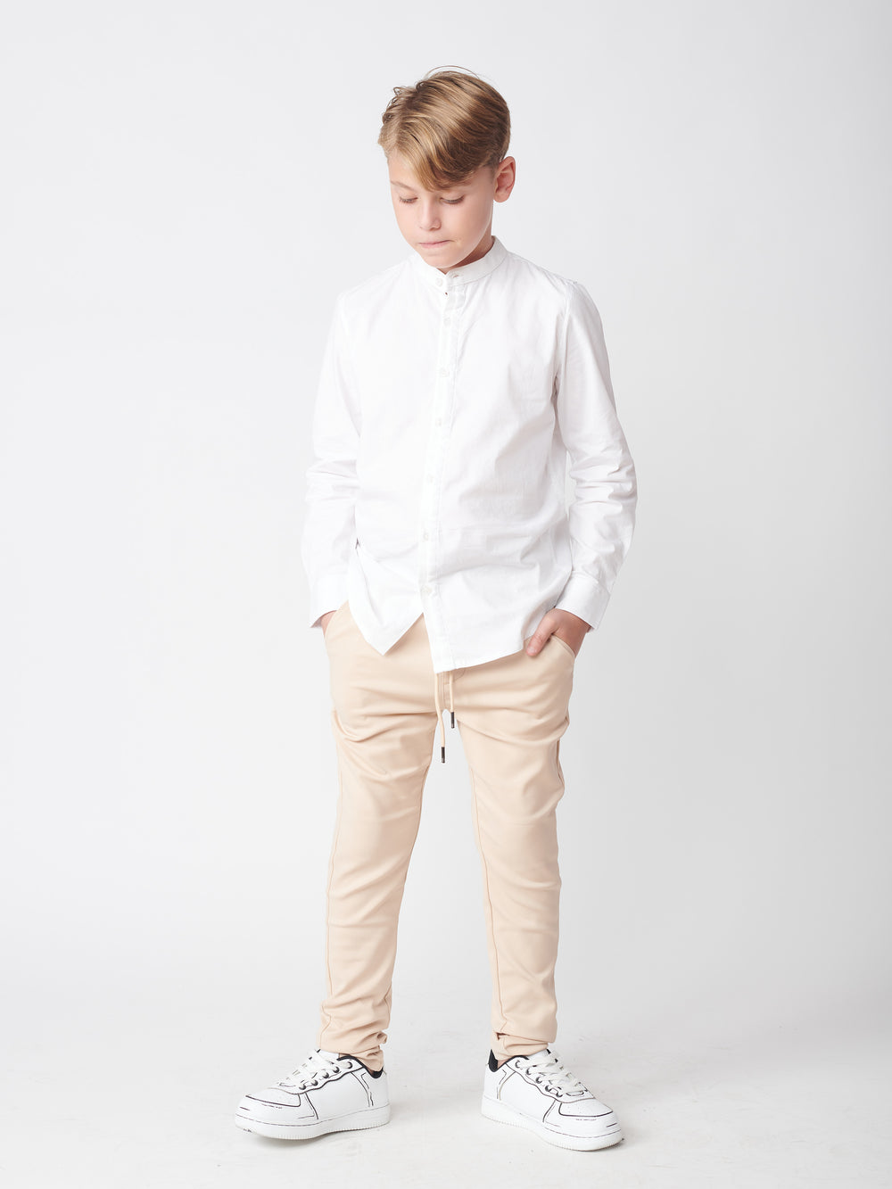 TAILORED PANTS Stone / 14