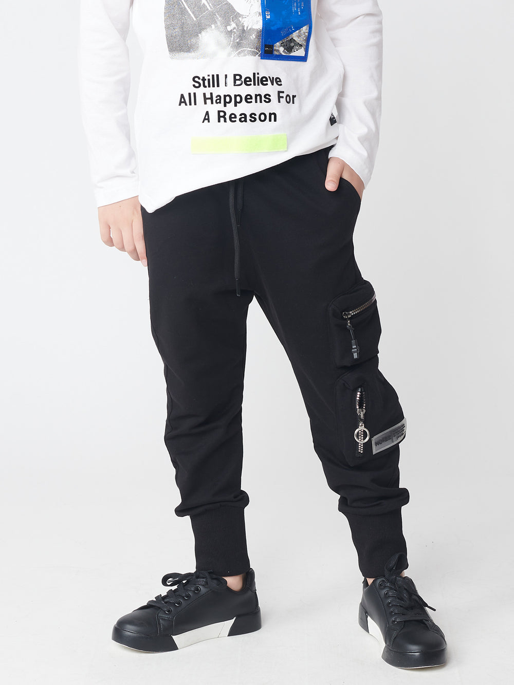 WOVEN PANTS Gray / 14