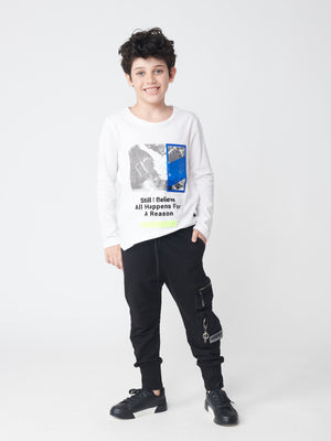 WOVEN PANTS Black / 14