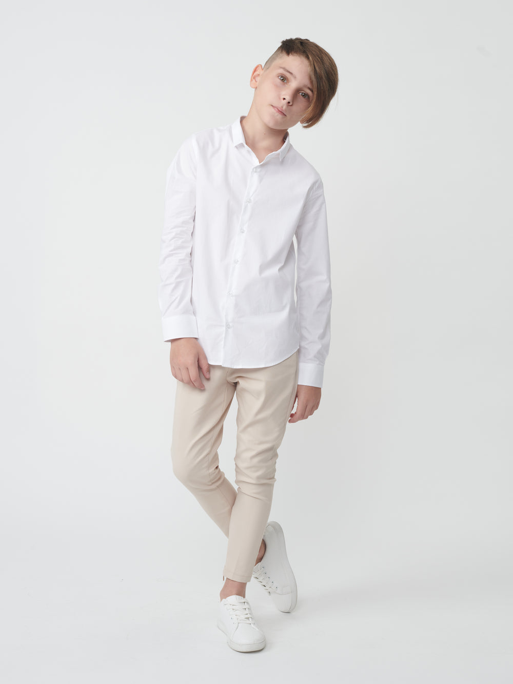 TAILORED PANTS Beige / 14