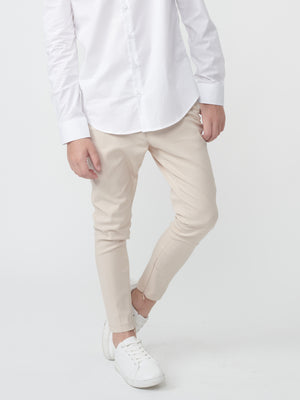 TAILORED PANTS Beige / 14