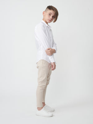 TAILORED PANTS Beige / 14