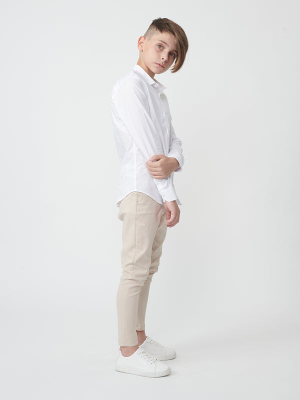 TAILORED PANTS Beige / 14