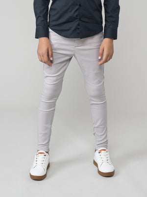 TAILORED PANTS Light Gray / 14