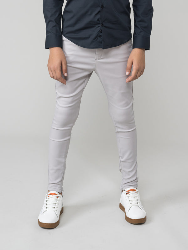 TAILORED PANTS Light Gray / 14