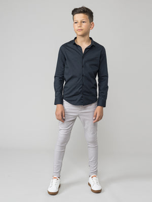 TAILORED PANTS Light Gray / 14