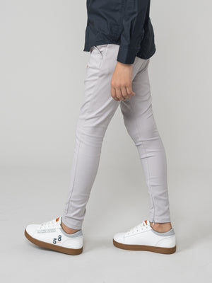 TAILORED PANTS Light Gray / 14