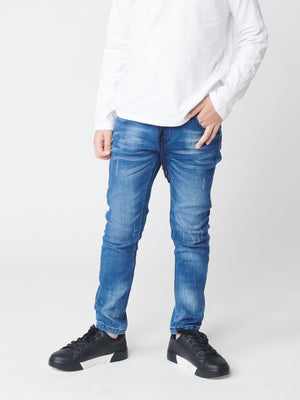 BASIC JOGG JEANS Navy / 14