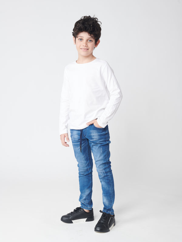 BASIC JOGG JEANS Navy / 14