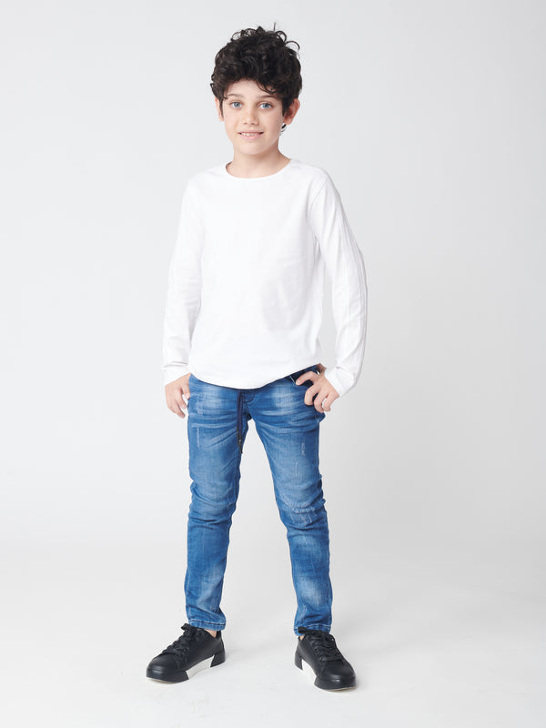 BASIC JOGG JEANS Navy / 14