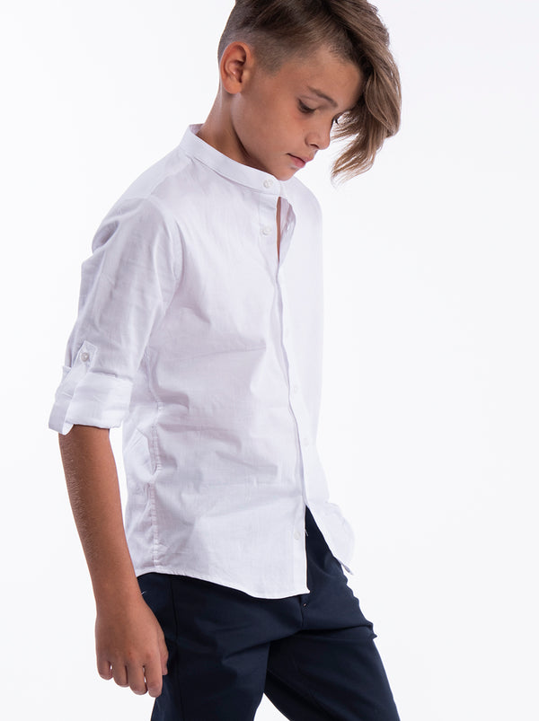 FASHION BUTTONNED SHIRTS White / 14