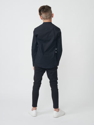 PREMIUM WOVEN SHIRTS Black / 14