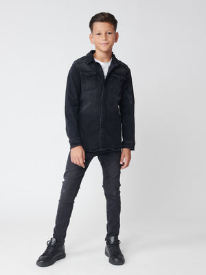 DENIM SHIRT Black / 14