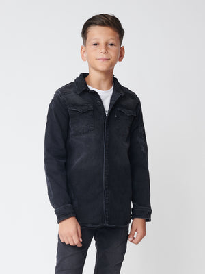 DENIM SHIRT Black / 14