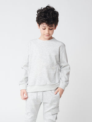 FASHION SET TOP Grey Melange / 14