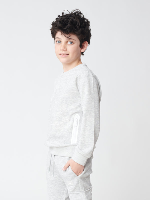 FASHION SET TOP Grey Melange / 14