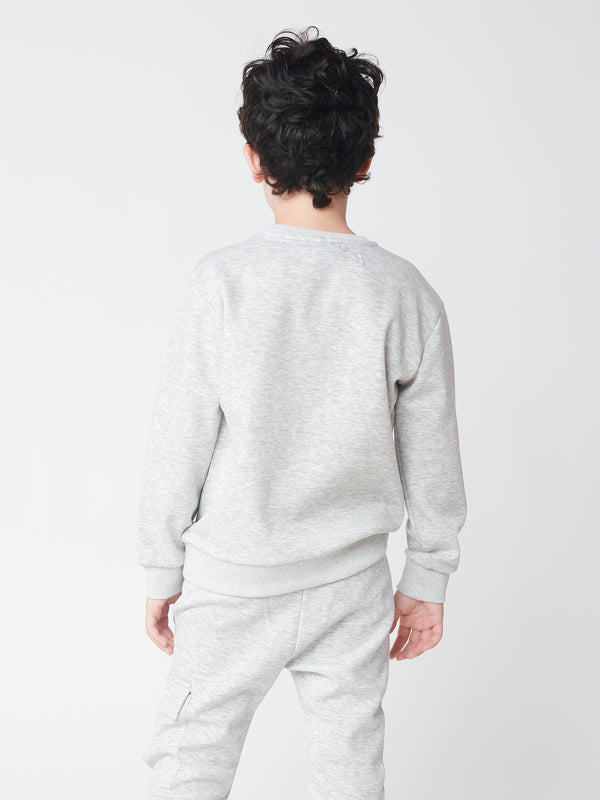 FASHION SET TOP Grey Melange / 14