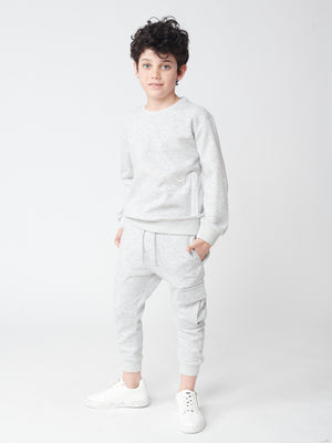 FASHION SET TOP Grey Melange / 14
