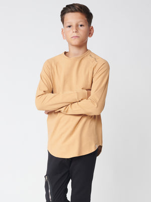 BASIC + LONG SLEEVE T Camel / 14