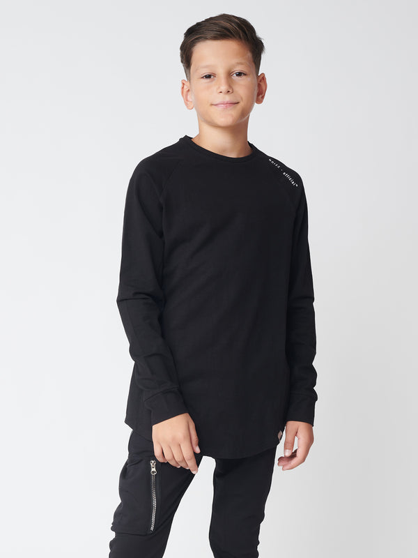 BASIC + LONG SLEEVE T Black / 14