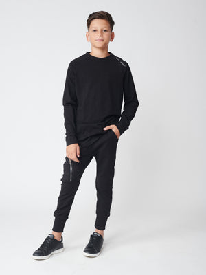 BASIC + LONG SLEEVE T Black / 14
