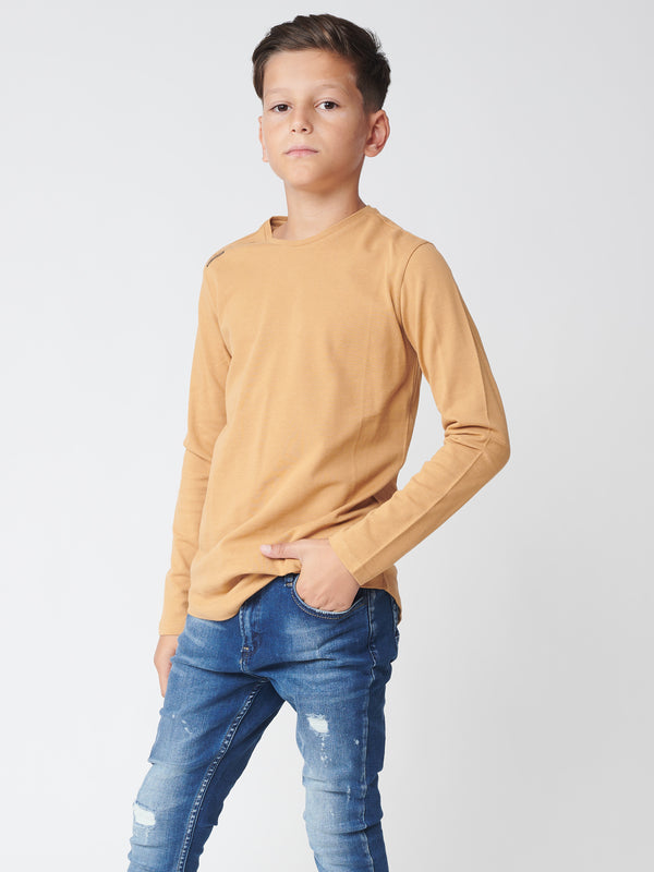 BASIC + LONG SLEEVE T Camel / 14