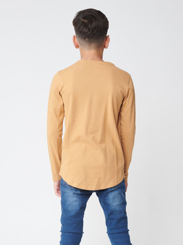 BASIC + LONG SLEEVE T Camel / 14